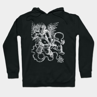 Medieval Heraldic Cupid Hoodie